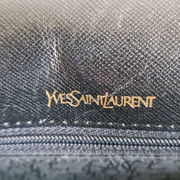 Yves Saint Laurent YSL Vintage Leather Shoulder Bag Black - Picture 13 of 16